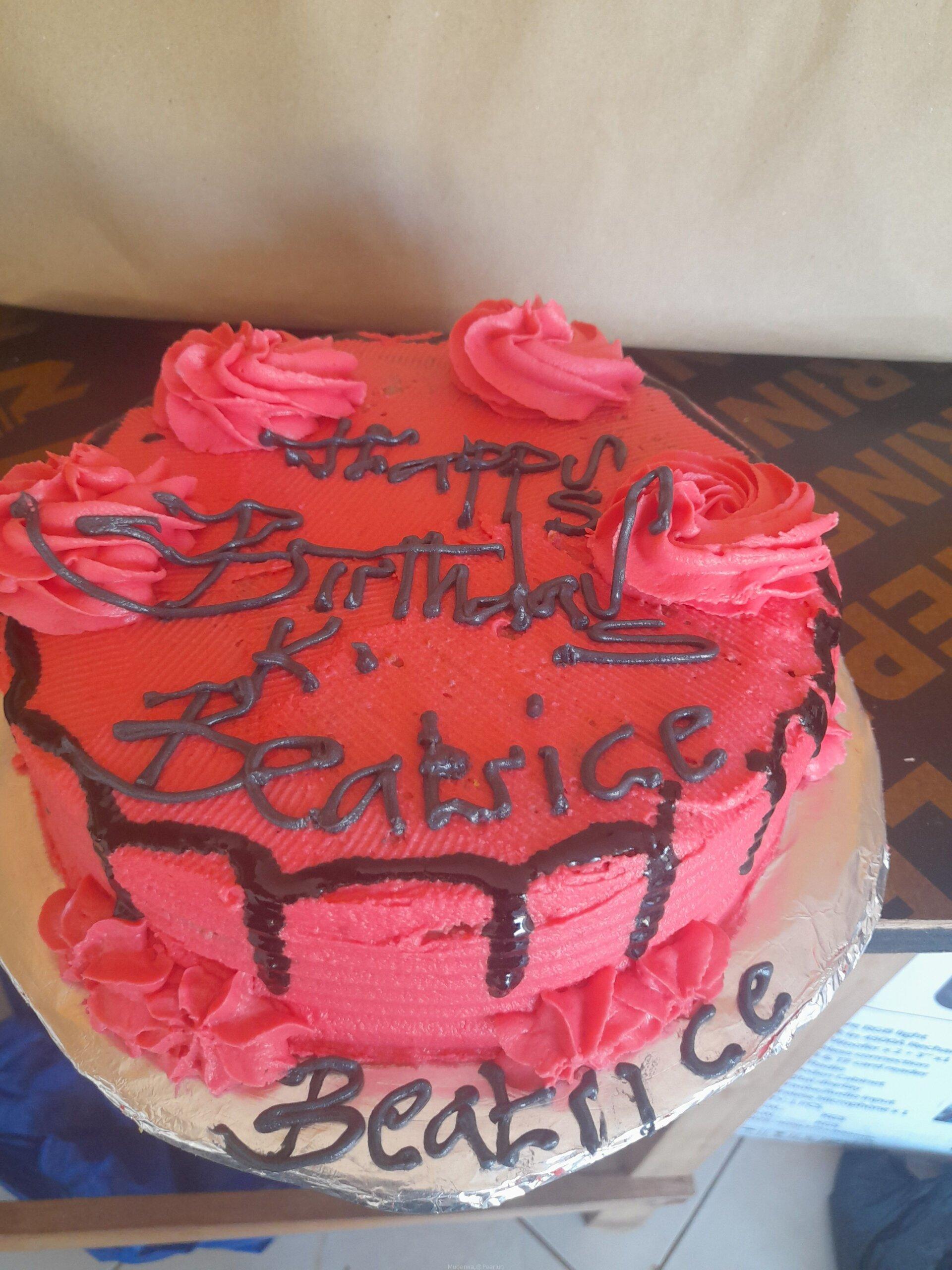 Happy birthdays red colours blue cakes surprises gifts