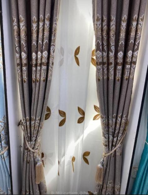 Brown Curtains