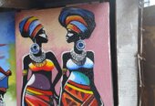 African beauty art piece