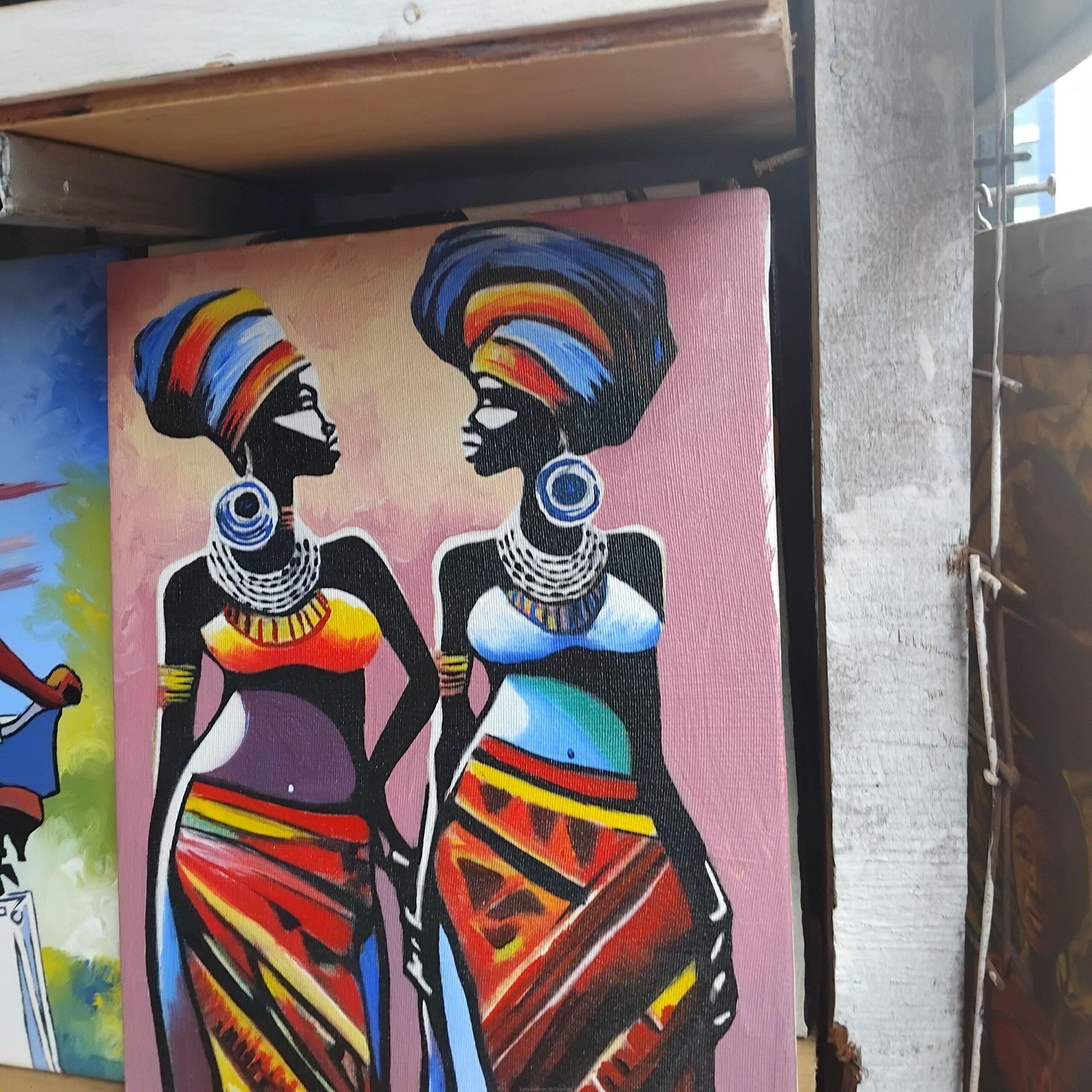 African beauty art piece