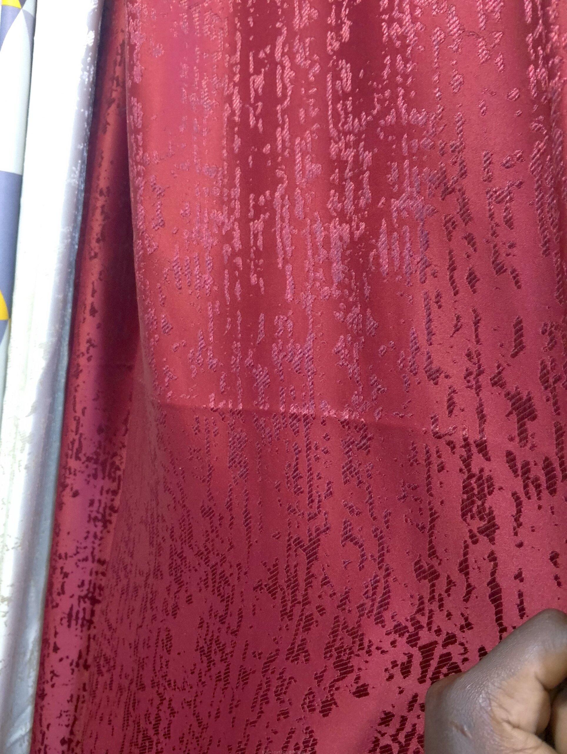 Maroon Curtains