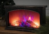 Realistic fire place leds