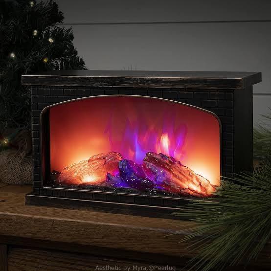 Realistic fire place leds