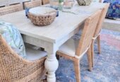 Simple wooden dyning tables