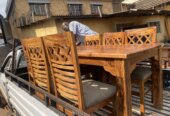 Dining set 100% pure solid wood/ dining table