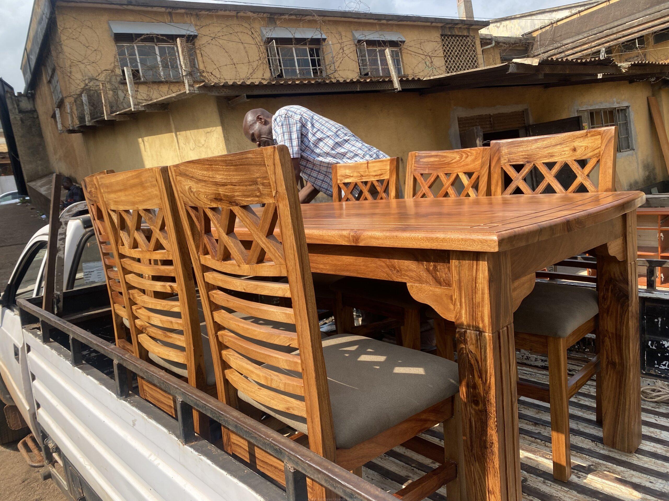 Dining set 100% pure solid wood/ dining table