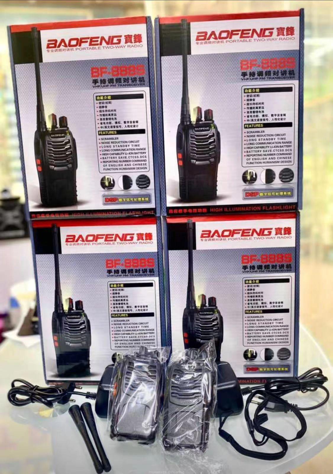 Two pair walkie talkies
