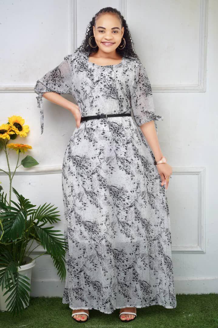 Floral long dress for women