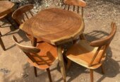 Solid afzelia dinning set/ dining set