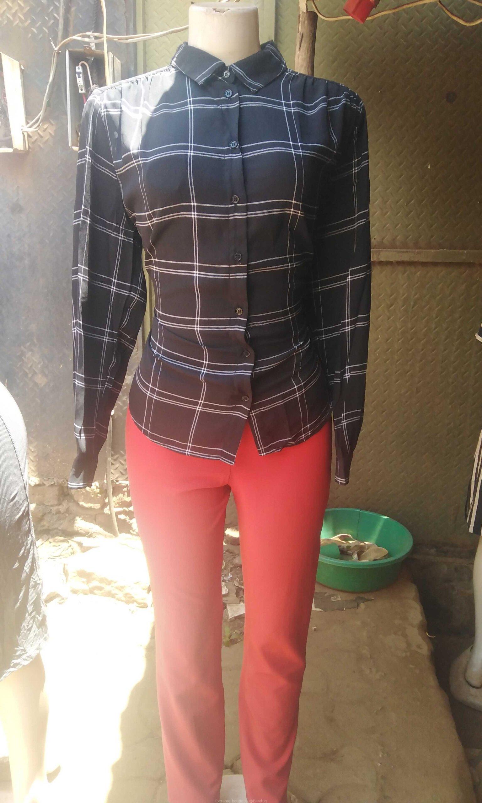 Trouser and blouse