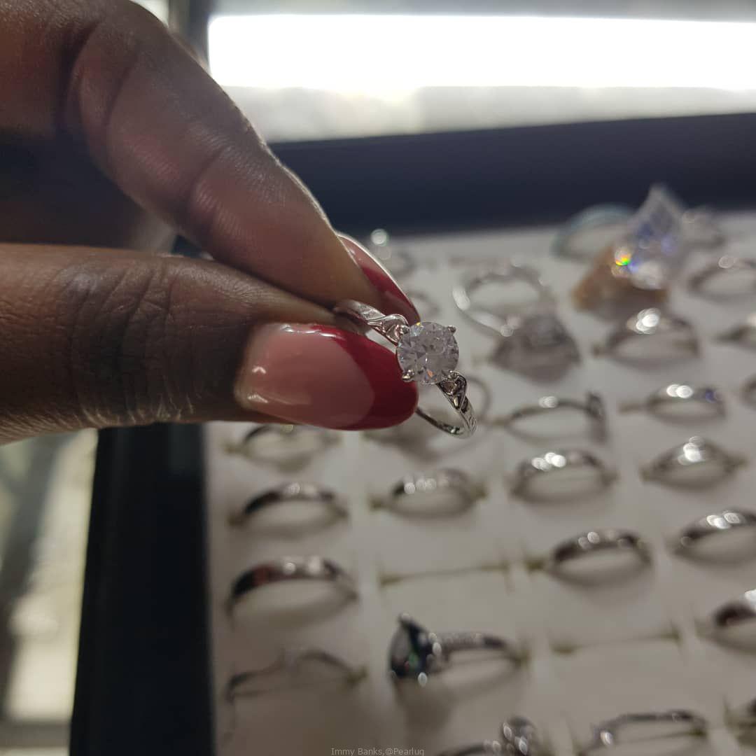 Engagement and wedding rings