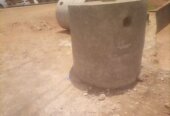 Bio digester toilets