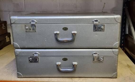 Classic metal brief cases