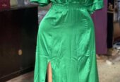 Green dress for women