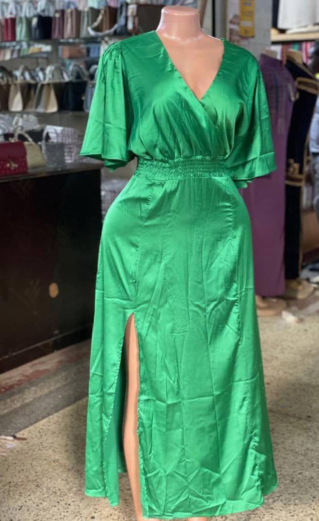 Green dress for women