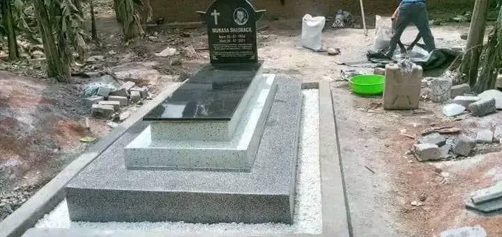 Granite and terrazzo graves