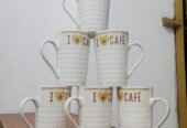 Coffee mugs 6 cups.