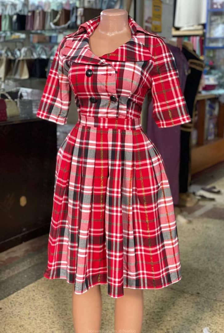 Pink and black dress for ladies