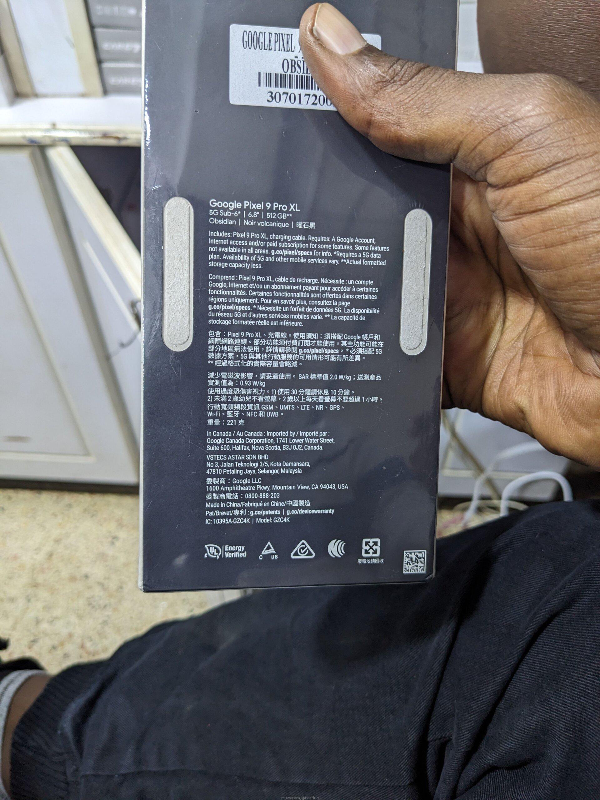 Google Pixel 9pro xl 12GB & 512GB