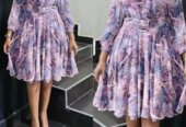 Round free Ladies office dress