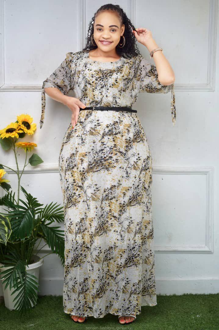 Floral long dress for women