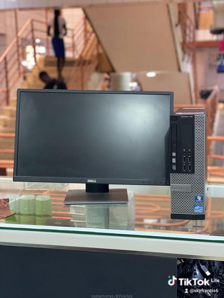 Dell optiplex desktop core i5 8gb+500gb full set monitor inch 22