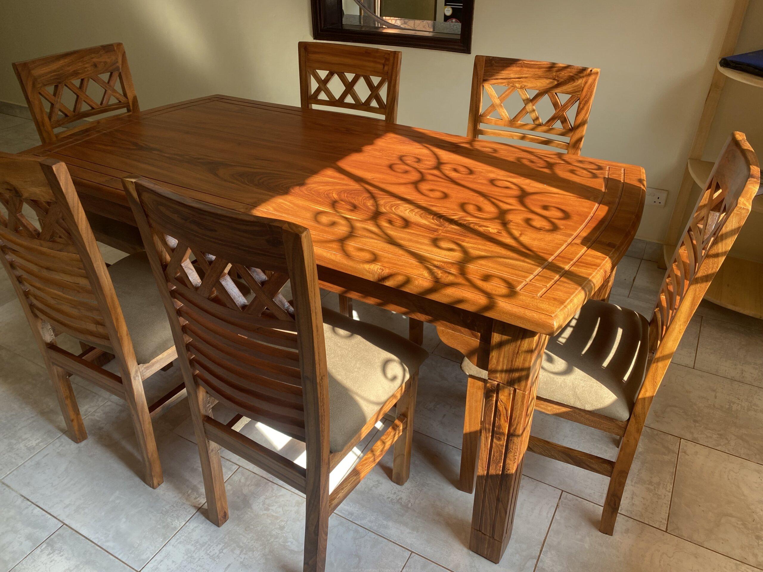 Solid mugavu dining set/ dinner table/ dinning set