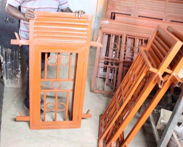Orange windows for a home