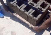 Egg Layer block making Mashine