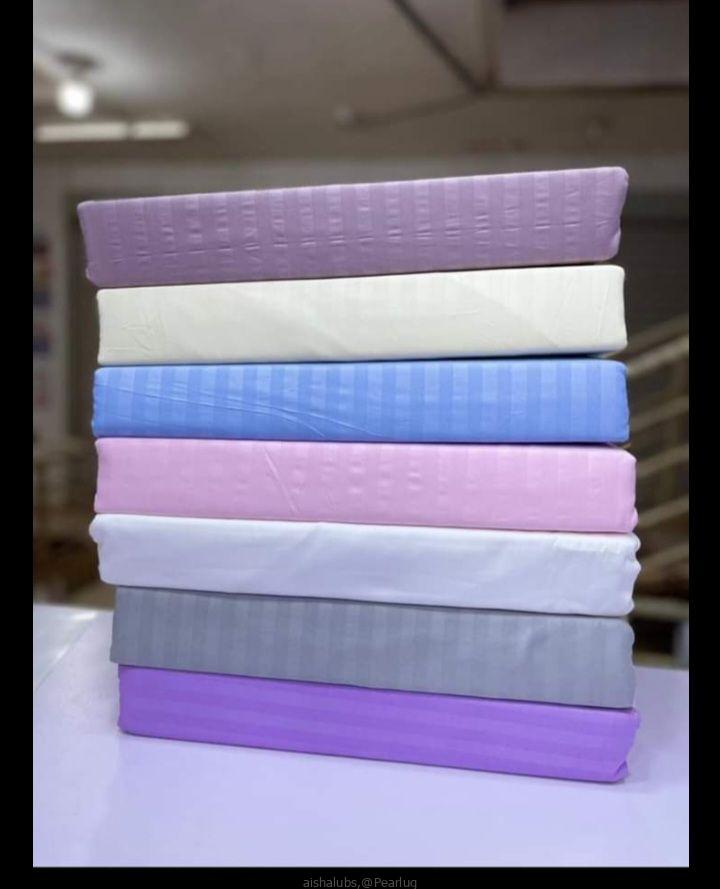 Stripped soft cotton bedsheets
