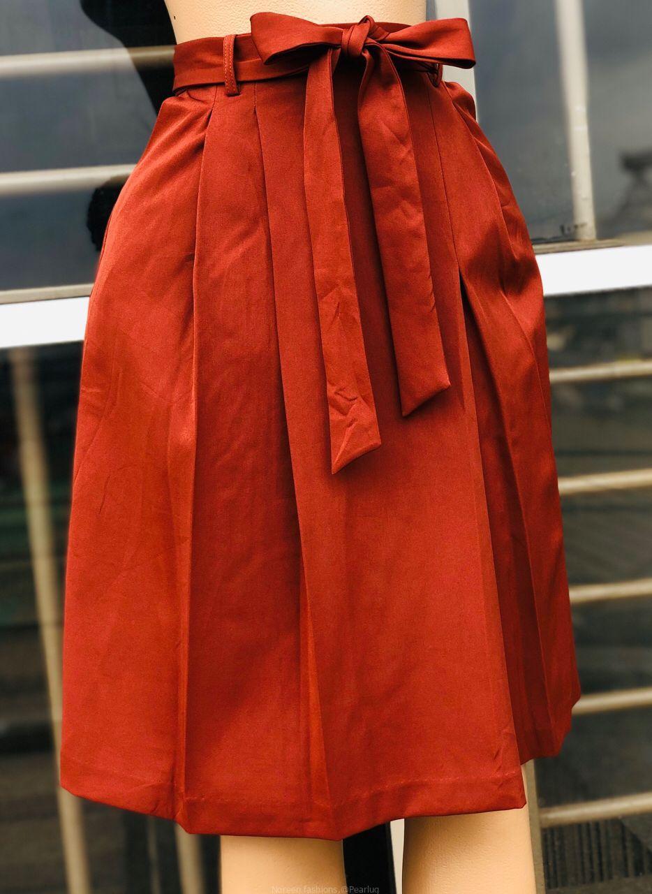 Red Ladies Office skirt