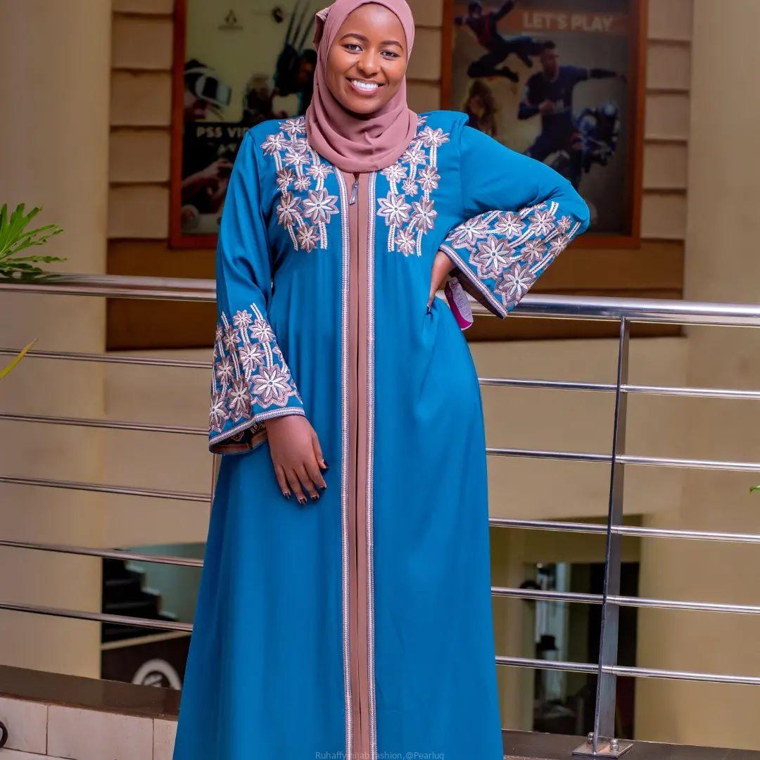 Zipper abaya cairo brand
