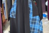 Black and blue dresses