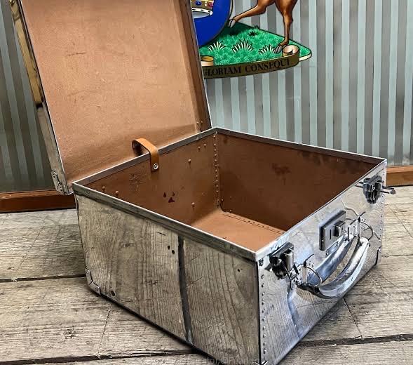 Classic metal suite cases