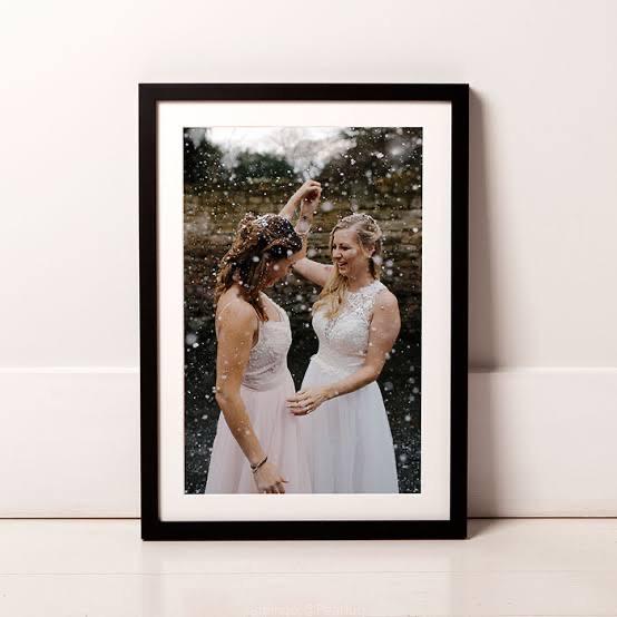 Framed photos