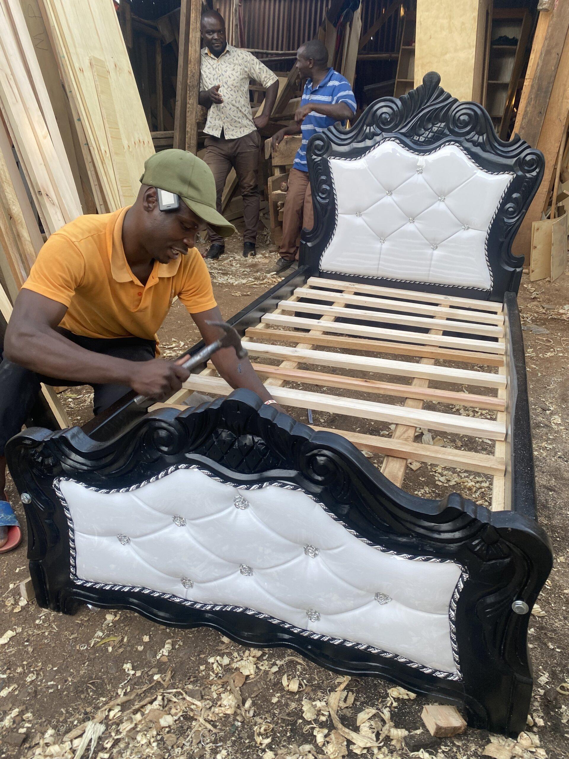 Solid French bed/ kid’s bed