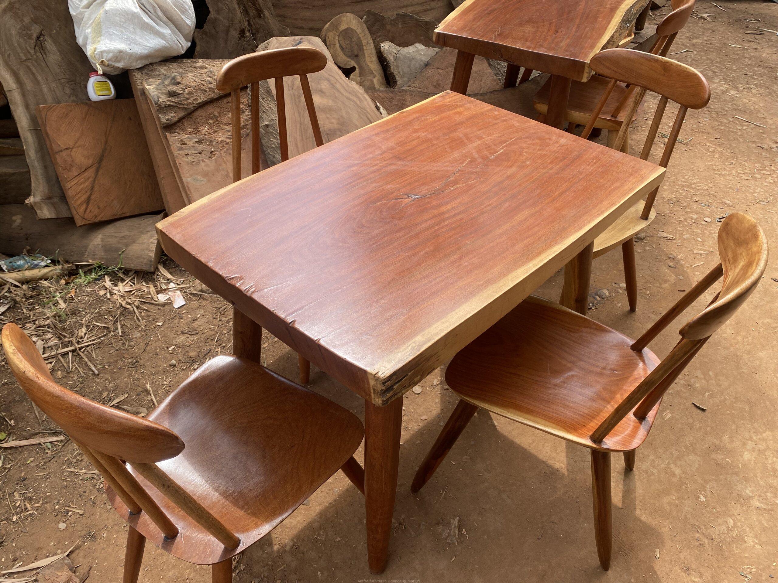 Solid afzelia dinning set/ dining set