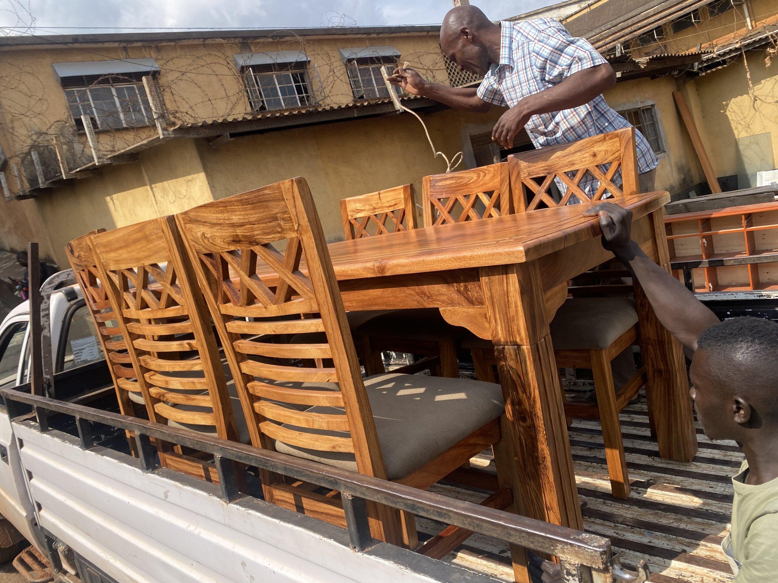 Dining set 100% pure solid wood/ dining table