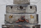 Classic metal suite cases