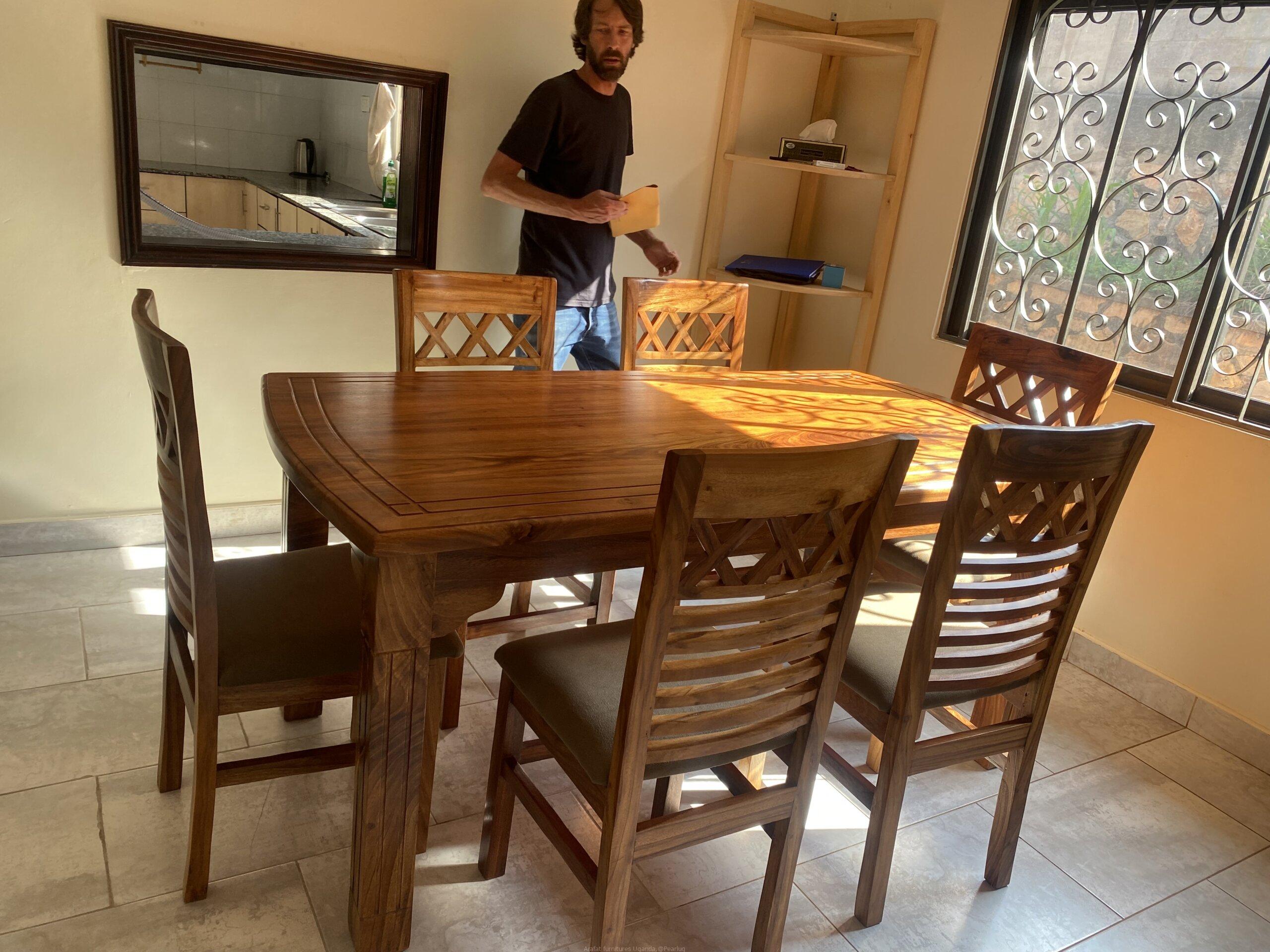 Solid mugavu dining set/ dinner table/ dinning set