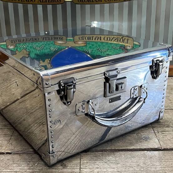 Classic metal suite cases