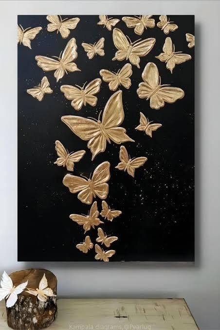 Butterfly art pieces