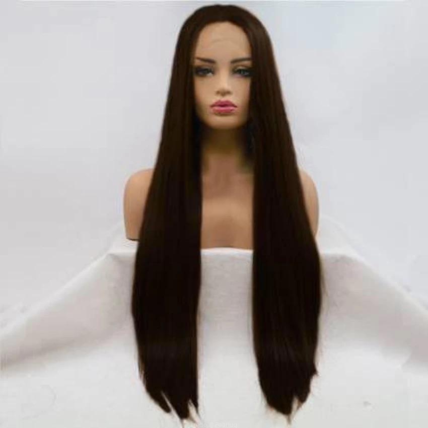 Straight human wigs