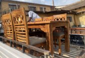 Dining set 100% pure solid wood/ dining table