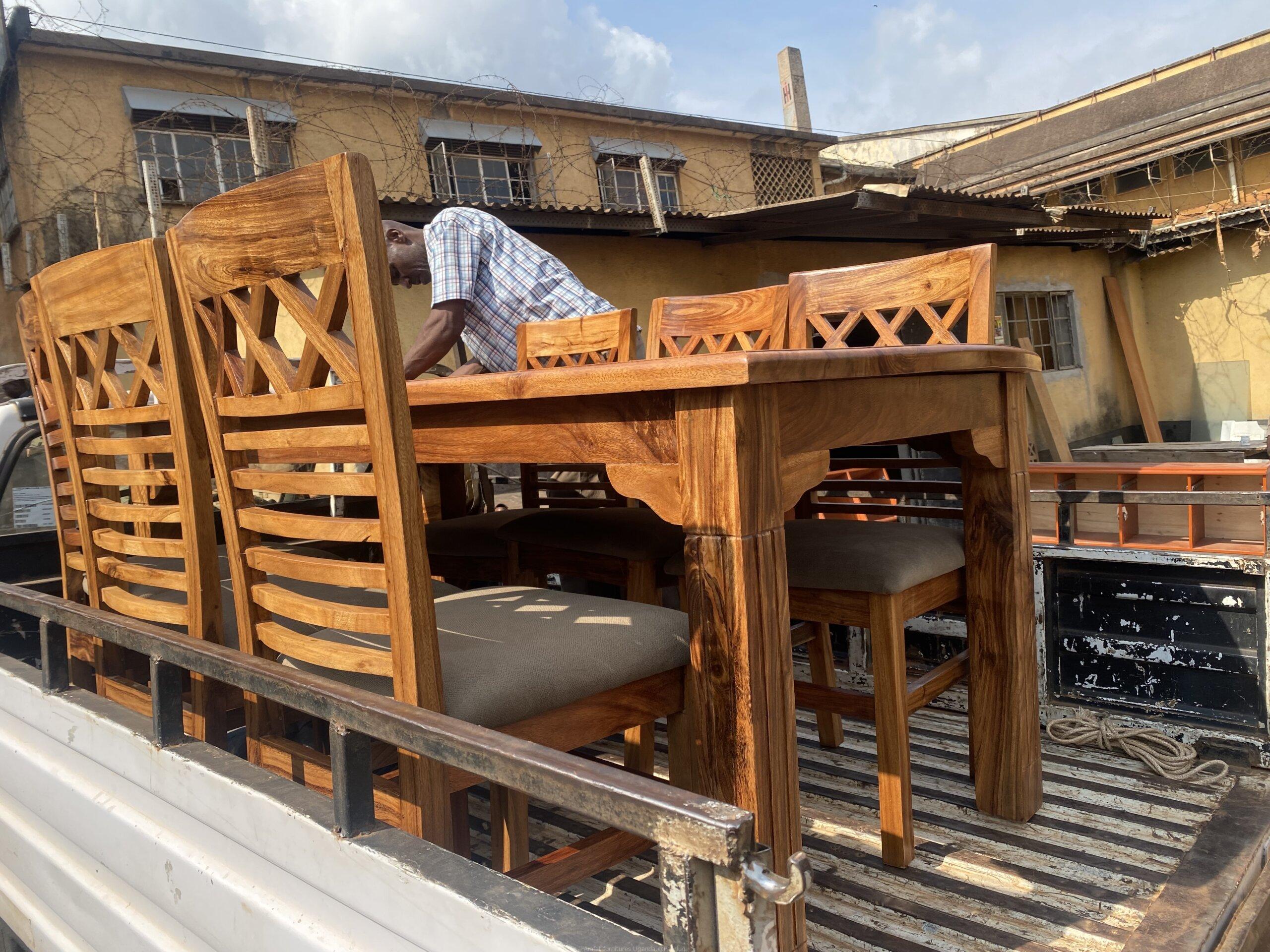 Dining set 100% pure solid wood/ dining table
