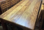 8 seater solid Mugavu dinning set/ dining table