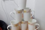 Coffee mugs 6 cups.