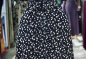 Black and white short round dress