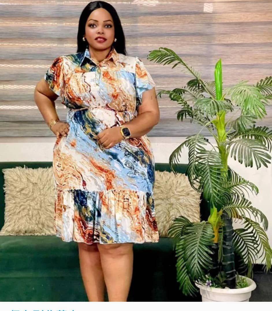 Printed Ladies Office dress