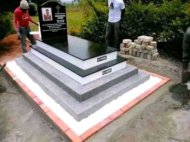 Granite and terrazzo graves